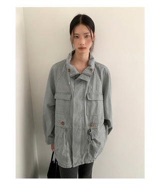 multi-pocket work jacket