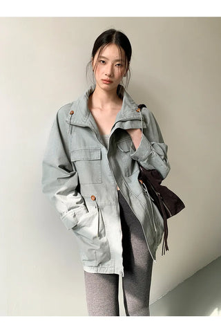 multi-pocket work jacket