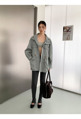 multi-pocket work jacket