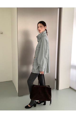 multi-pocket work jacket