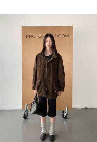 multi-pocket work jacket