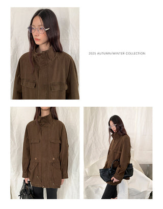 multi-pocket work jacket