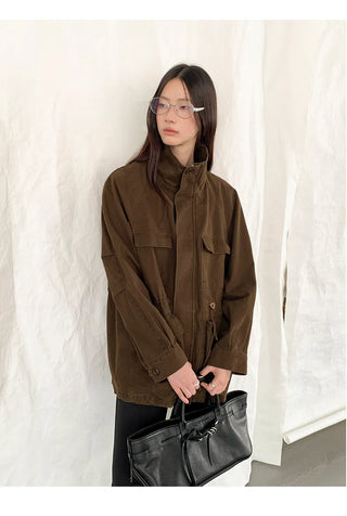 multi-pocket work jacket