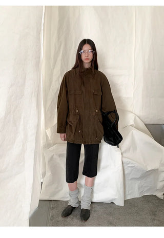 multi-pocket work jacket