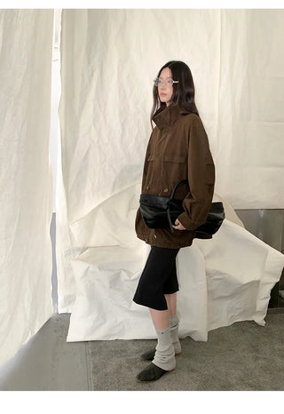 multi-pocket work jacket