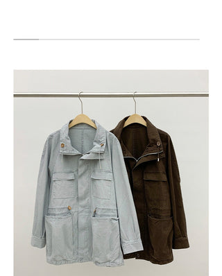 multi-pocket work jacket