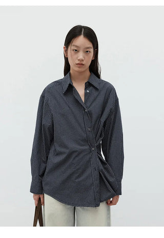 plaid cotton shirt