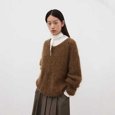 mohair pullover sweater