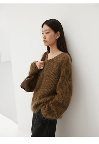 mohair pullover sweater