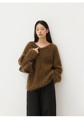 mohair pullover sweater