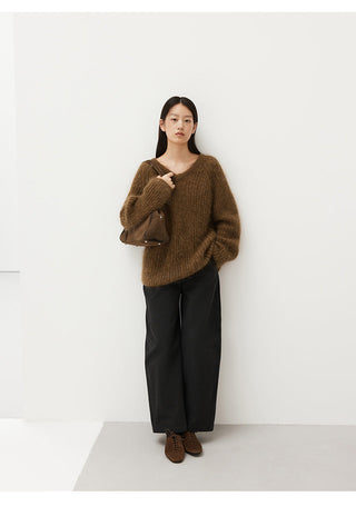 mohair pullover sweater
