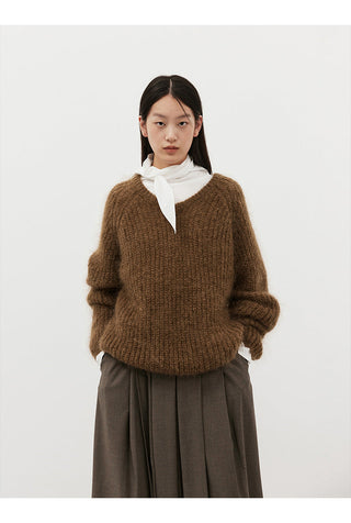 mohair pullover sweater