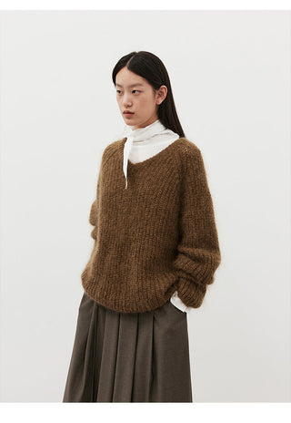 mohair pullover sweater