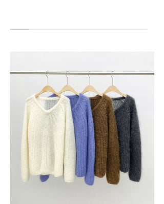 mohair pullover sweater
