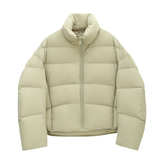 hooded down jacket