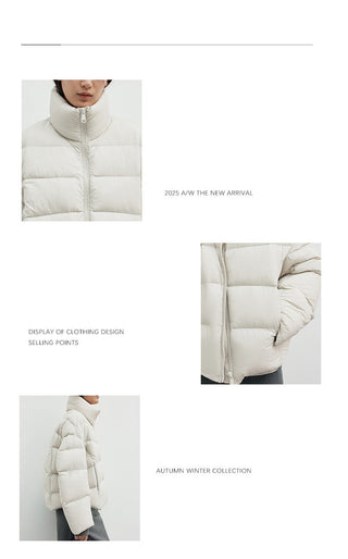 hooded down jacket