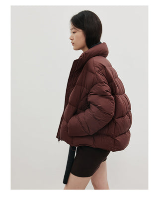 hooded down jacket