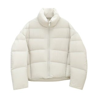hooded down jacket