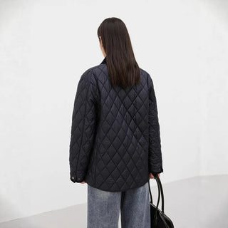 patchwork corduroy coat