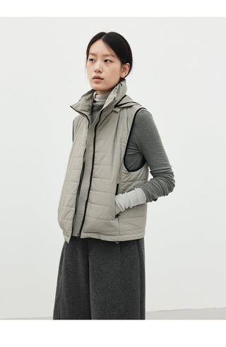 padded jacket vest