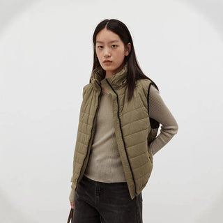 padded jacket vest