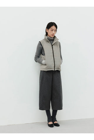 padded jacket vest