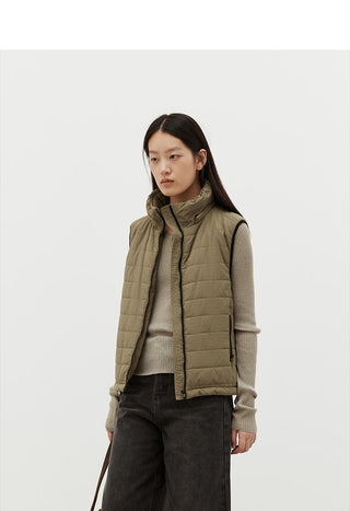 padded jacket vest