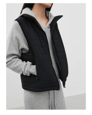 padded jacket vest