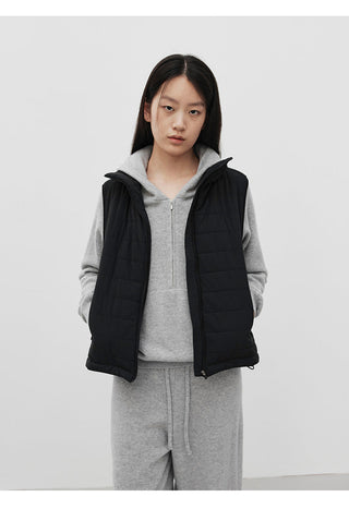 padded jacket vest