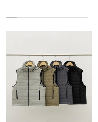 padded jacket vest