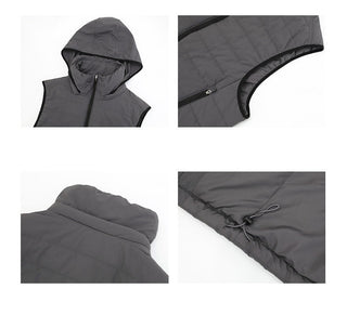 padded jacket vest