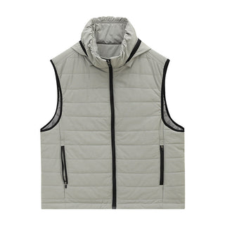 padded jacket vest