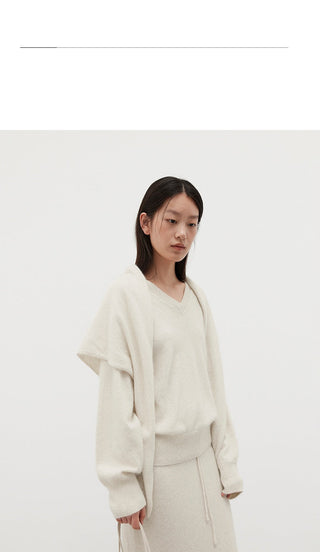 raccoon velvet shawl