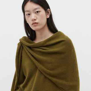 raccoon velvet shawl