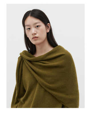 raccoon velvet shawl