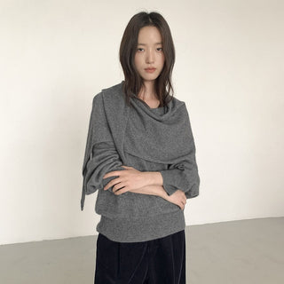 raccoon velvet shawl