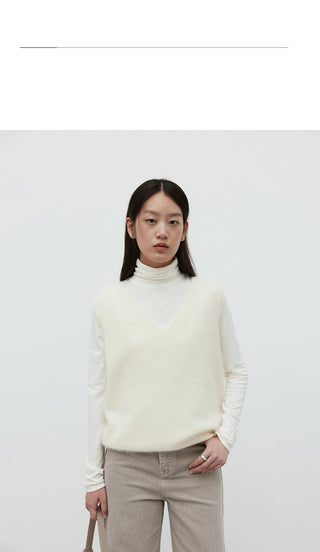 wool vest sweater