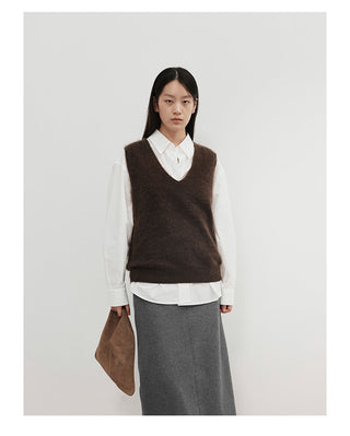 wool vest sweater