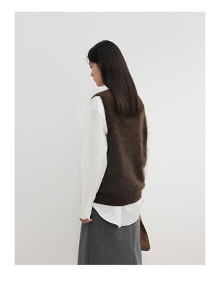 wool vest sweater