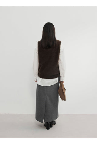 wool vest sweater