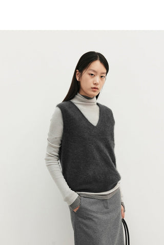 wool vest sweater