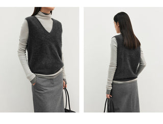 wool vest sweater