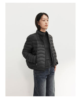 quilted down jacket