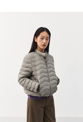 quilted down jacket