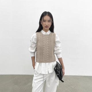wool vest sweater