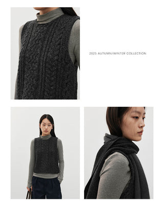 wool vest sweater