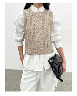 wool vest sweater