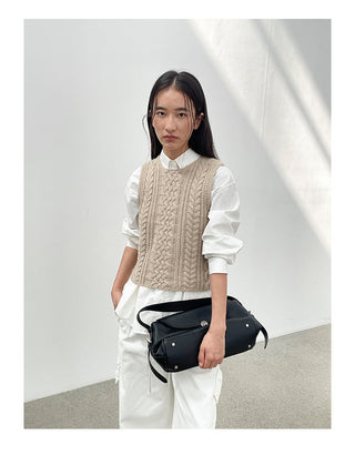wool vest sweater