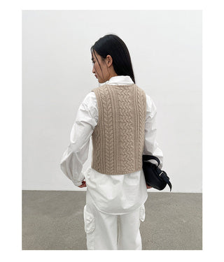 wool vest sweater