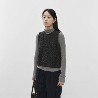 wool vest sweater